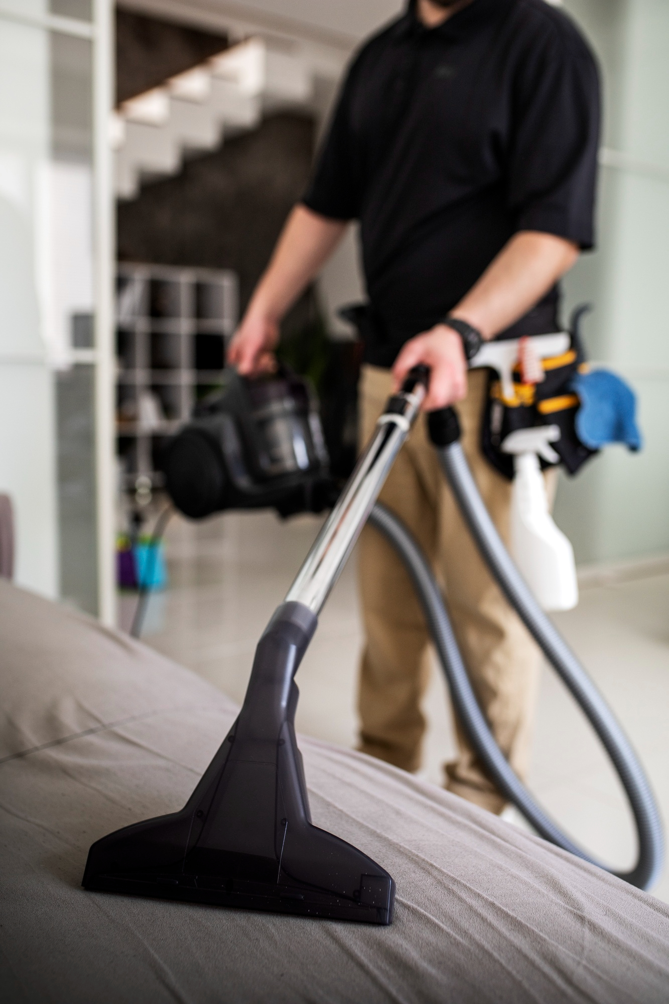 Vacuuming the Cover